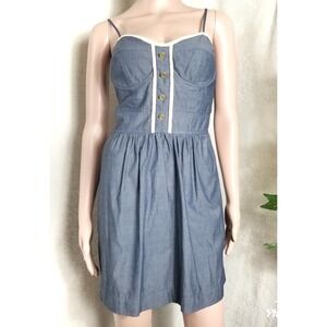 Pins & Needles | Chambray Dress with Pockets